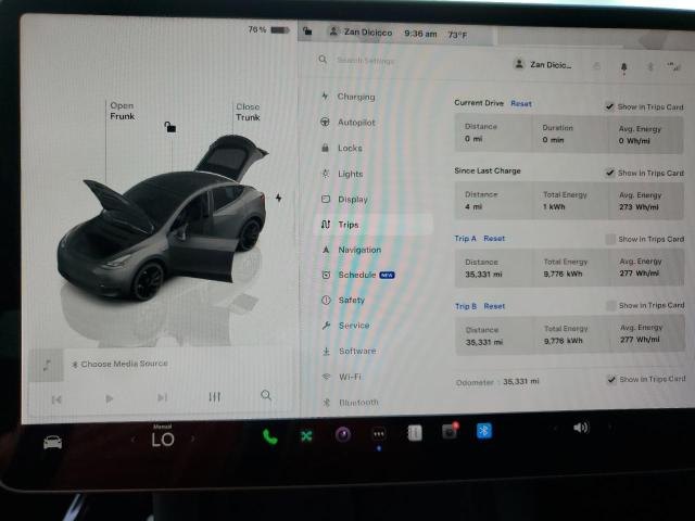 Photo 8 VIN: 7SAYGDEF0PF596728 - TESLA MODEL Y 