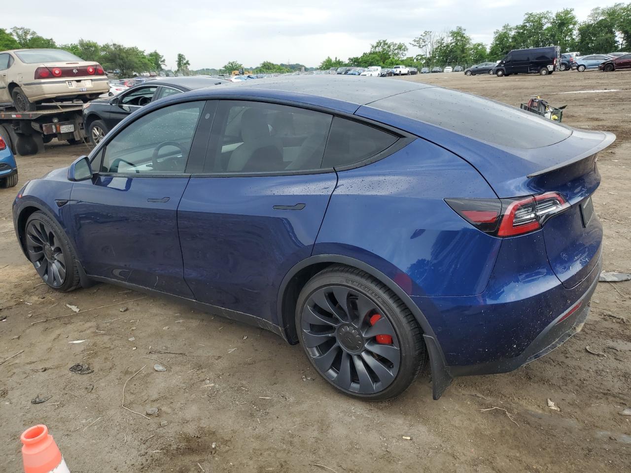 Photo 1 VIN: 7SAYGDEF1NF375958 - TESLA MODEL Y 