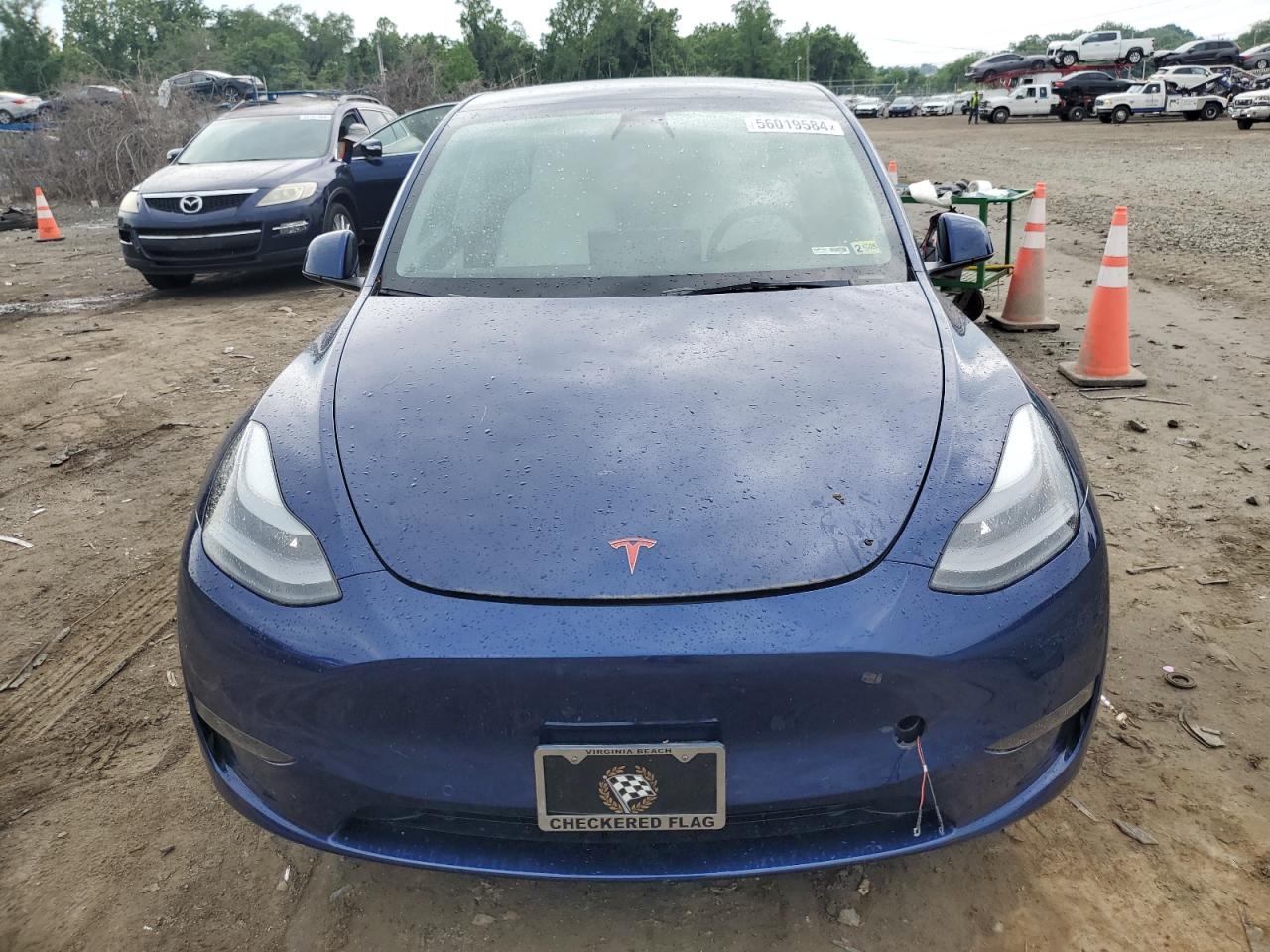 Photo 4 VIN: 7SAYGDEF1NF375958 - TESLA MODEL Y 