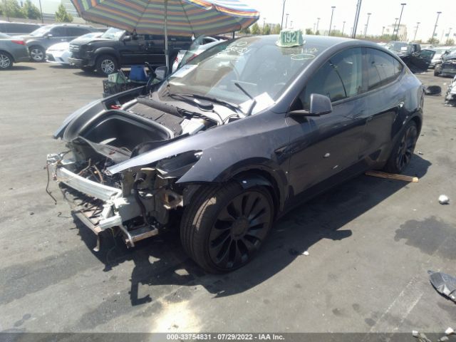 Photo 1 VIN: 7SAYGDEF1NF486641 - TESLA MODEL Y 