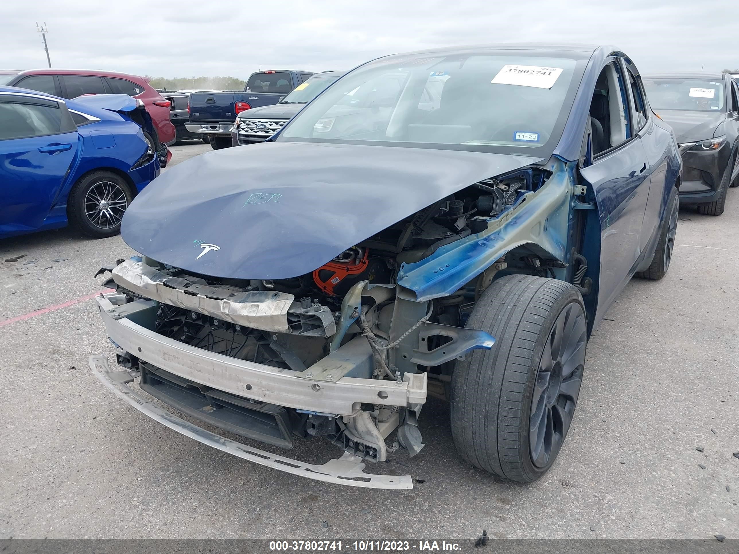 Photo 5 VIN: 7SAYGDEF2NF314800 - TESLA MODEL Y 