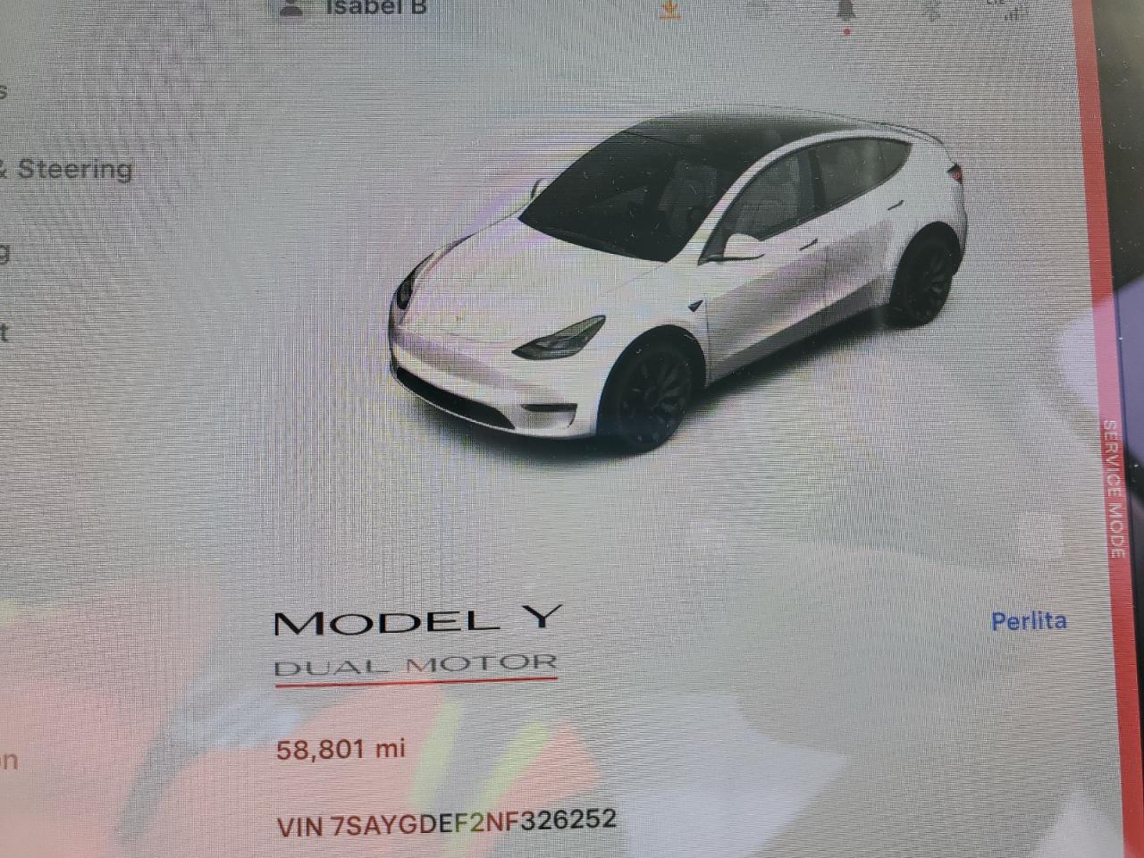 Photo 8 VIN: 7SAYGDEF2NF326252 - TESLA MODEL Y 