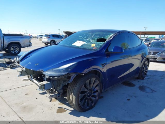 Photo 1 VIN: 7SAYGDEF2NF374852 - TESLA MODEL Y 