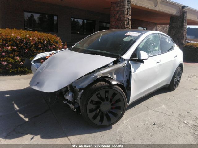 Photo 1 VIN: 7SAYGDEF2NF383759 - TESLA MODEL Y 