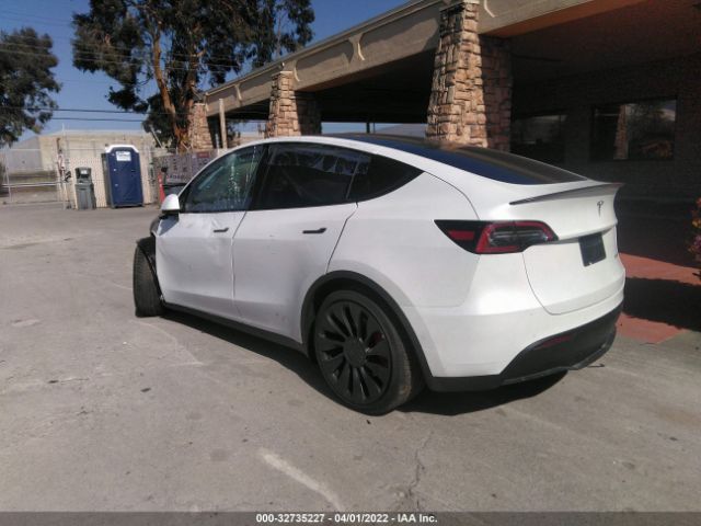 Photo 2 VIN: 7SAYGDEF2NF383759 - TESLA MODEL Y 