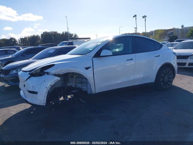 Photo 1 VIN: 7SAYGDEF2NF396673 - TESLA MODEL Y 