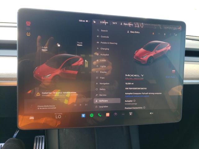 Photo 8 VIN: 7SAYGDEF2NF396740 - TESLA MODEL Y 