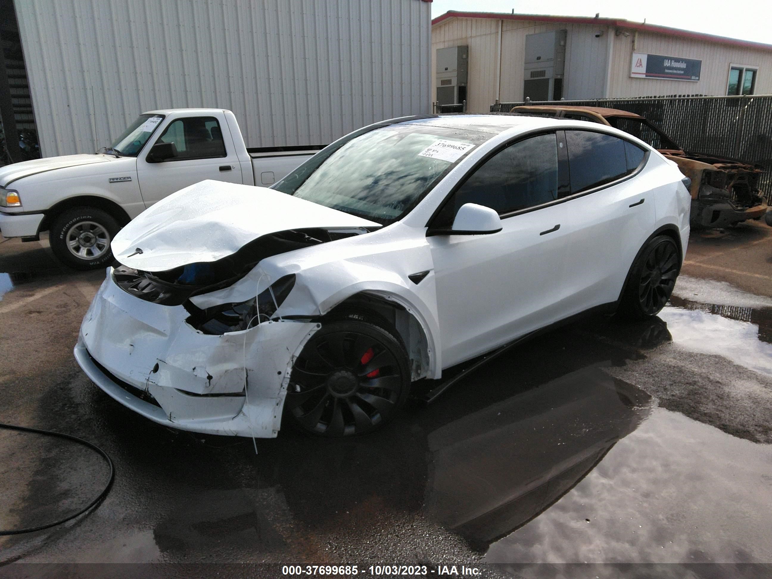 Photo 1 VIN: 7SAYGDEF2NF457519 - TESLA MODEL Y 