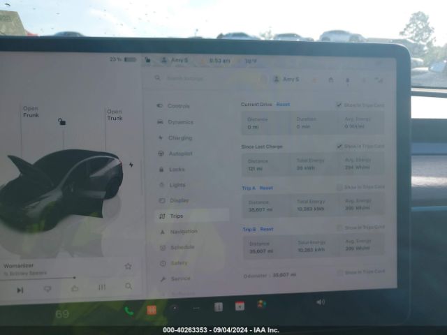 Photo 6 VIN: 7SAYGDEF2NF530243 - TESLA MODEL Y 