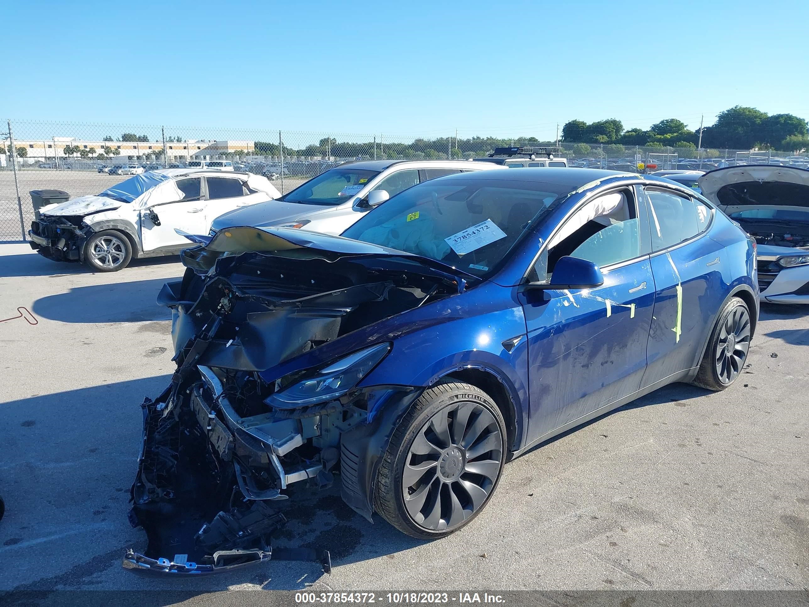 Photo 1 VIN: 7SAYGDEF2PF776695 - TESLA MODEL Y 