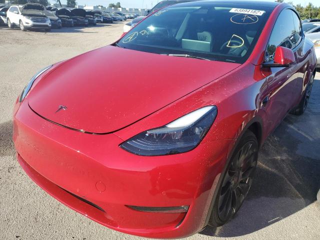 Photo 1 VIN: 7SAYGDEF3NF448800 - TESLA MODEL Y 