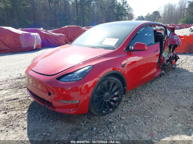 Photo 1 VIN: 7SAYGDEF3NF493283 - TESLA MODEL Y 