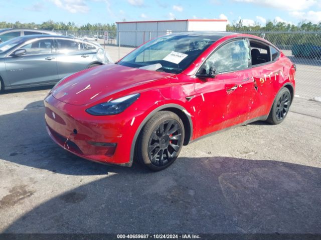 Photo 1 VIN: 7SAYGDEF3NF521521 - TESLA MODEL Y 