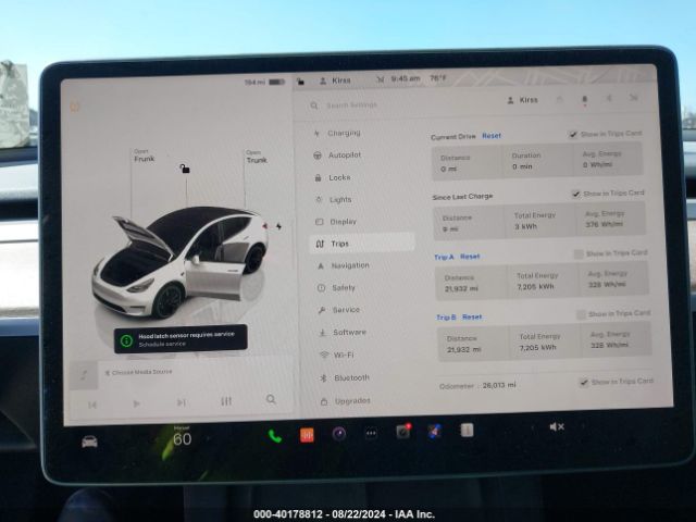 Photo 6 VIN: 7SAYGDEF3NF547441 - TESLA MODEL Y 