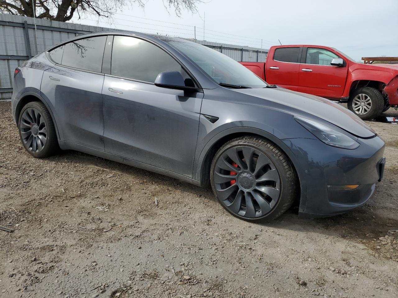 Photo 3 VIN: 7SAYGDEF3NF569407 - TESLA MODEL Y 