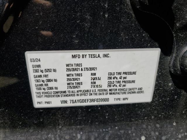 Photo 11 VIN: 7SAYGDEF3RF039900 - TESLA MODEL Y 