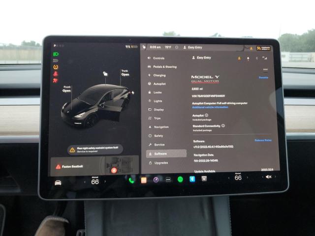 Photo 8 VIN: 7SAYGDEF4NF544631 - TESLA MODEL Y 