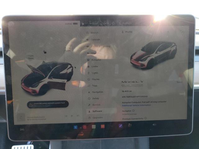 Photo 8 VIN: 7SAYGDEF4PF596649 - TESLA MODEL Y 