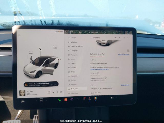 Photo 6 VIN: 7SAYGDEF4PF801368 - TESLA MODEL Y 