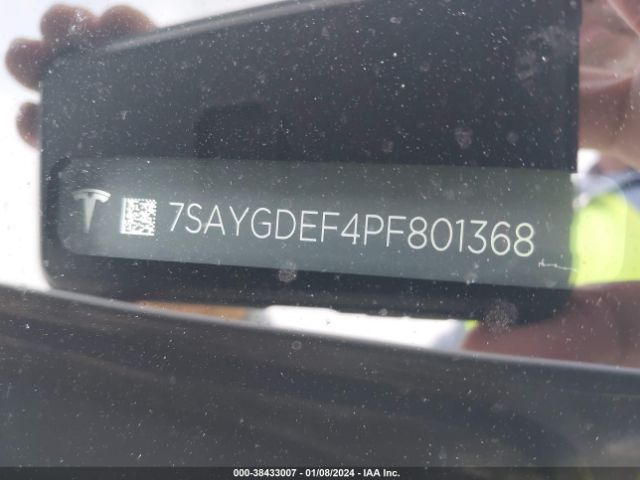 Photo 8 VIN: 7SAYGDEF4PF801368 - TESLA MODEL Y 