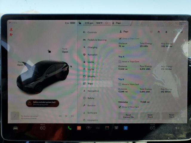 Photo 8 VIN: 7SAYGDEF5NF349265 - TESLA MODEL Y 