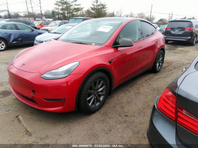 Photo 1 VIN: 7SAYGDEF6NF372263 - TESLA MODEL Y 