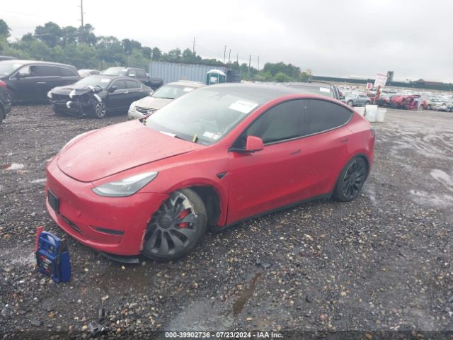 Photo 1 VIN: 7SAYGDEF6NF457118 - TESLA MODEL Y 