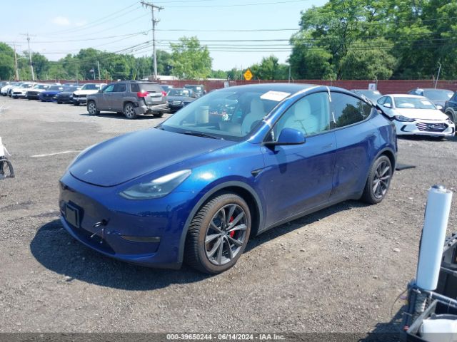 Photo 1 VIN: 7SAYGDEF6NF544520 - TESLA MODEL Y 