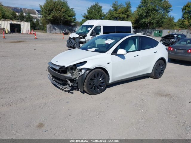 Photo 1 VIN: 7SAYGDEF7PF795436 - TESLA MODEL Y 