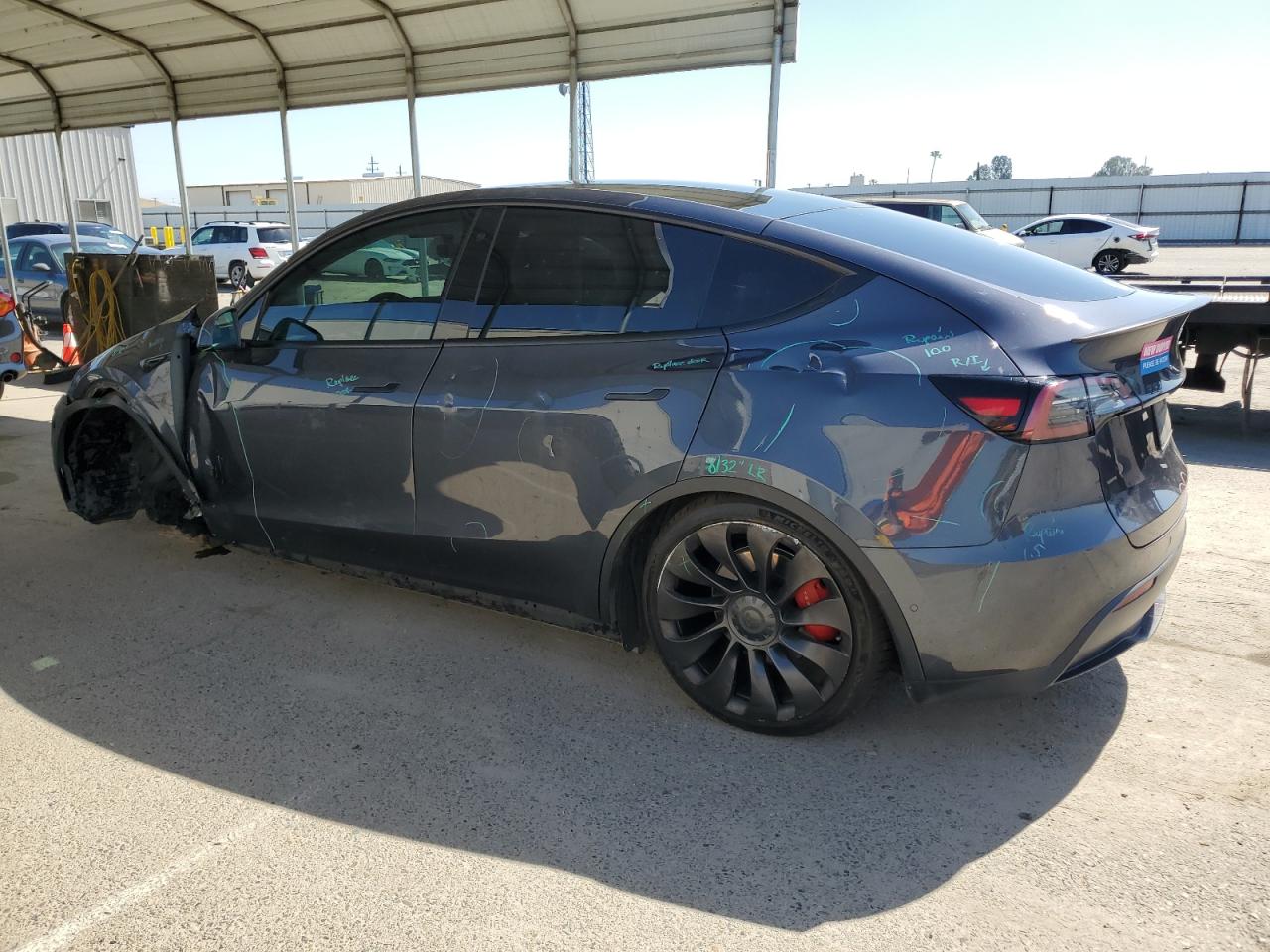 Photo 1 VIN: 7SAYGDEF8NF341306 - TESLA MODEL Y 