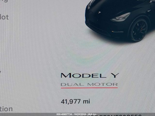 Photo 6 VIN: 7SAYGDEF8NF398556 - TESLA MODEL Y 