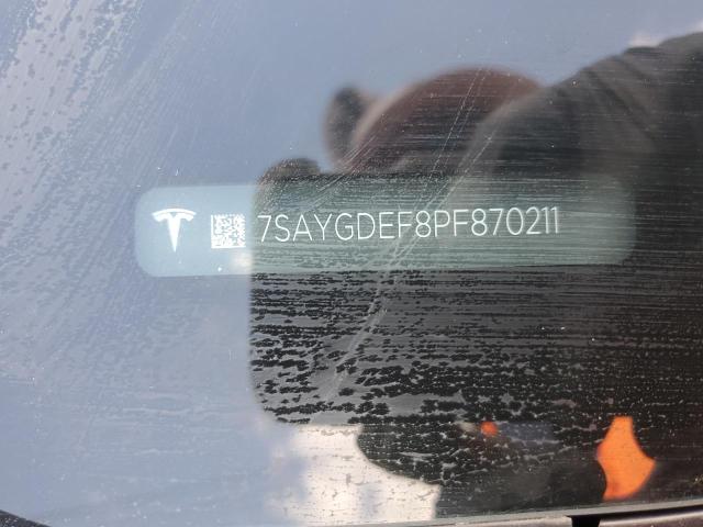 Photo 12 VIN: 7SAYGDEF8PF870211 - TESLA MODEL Y 