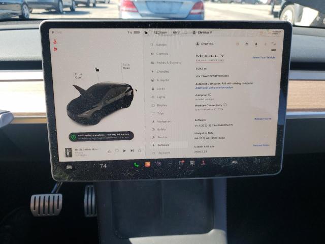 Photo 8 VIN: 7SAYGDEF8PF875800 - TESLA MODEL Y 