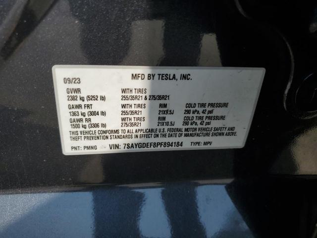 Photo 12 VIN: 7SAYGDEF8PF894184 - TESLA MODEL Y 