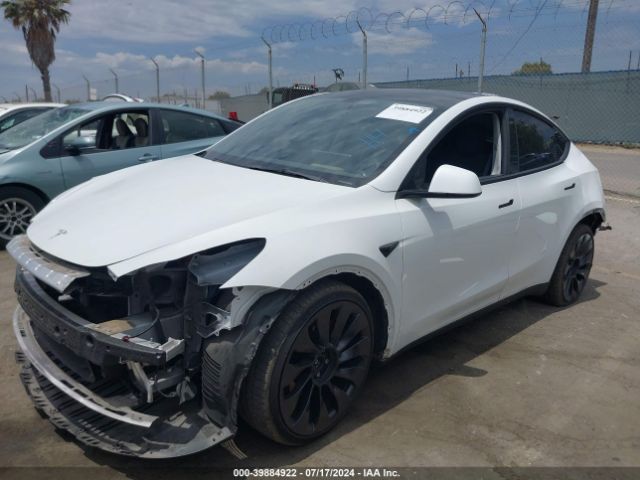 Photo 1 VIN: 7SAYGDEF9NF391907 - TESLA MODEL Y 