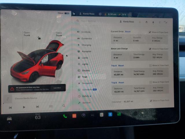 Photo 8 VIN: 7SAYGDEF9NF466251 - TESLA MODEL Y 