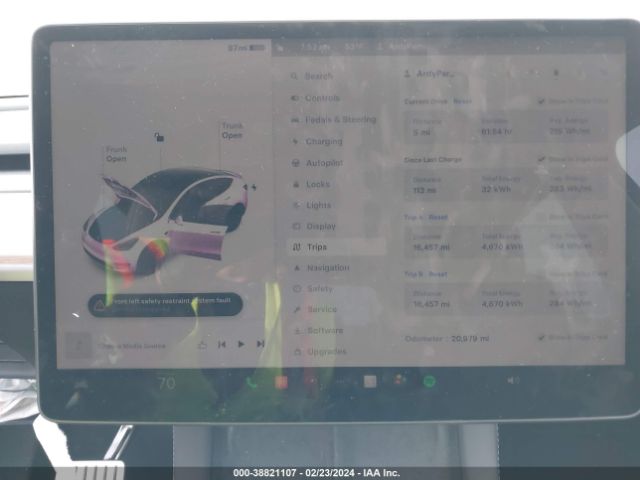 Photo 6 VIN: 7SAYGDEF9PF797172 - TESLA MODEL Y 