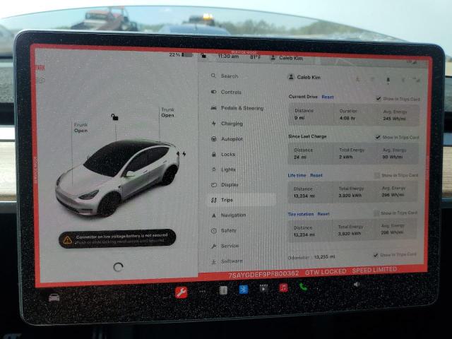 Photo 8 VIN: 7SAYGDEF9PF800362 - TESLA MODEL Y 