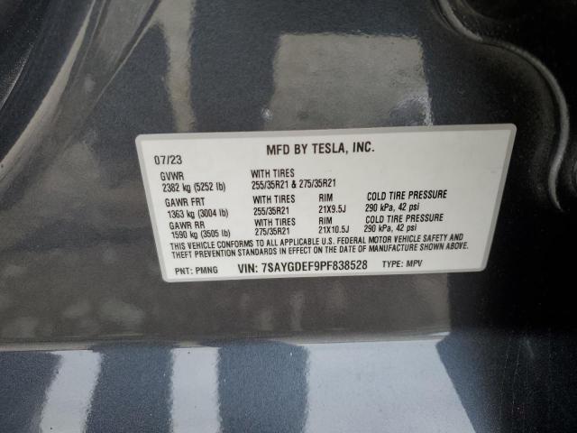 Photo 11 VIN: 7SAYGDEF9PF838528 - TESLA MODEL Y 