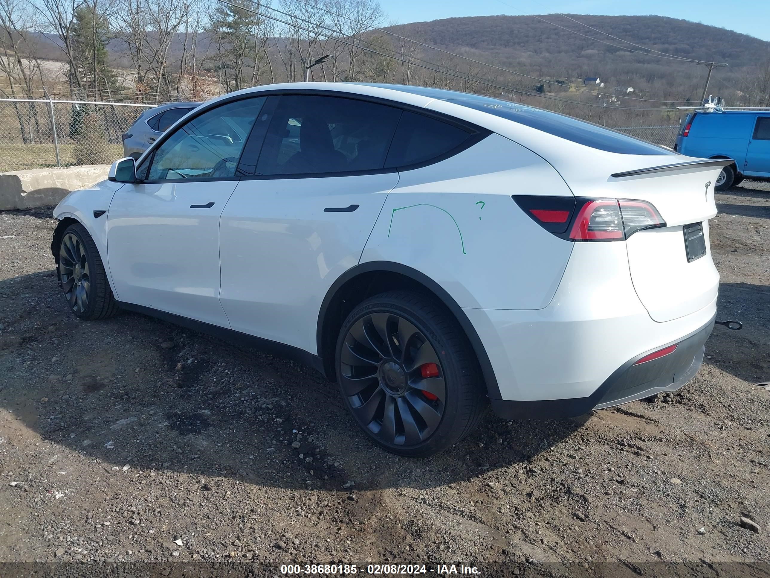 Photo 2 VIN: 7SAYGDEF9PF924129 - TESLA MODEL Y 