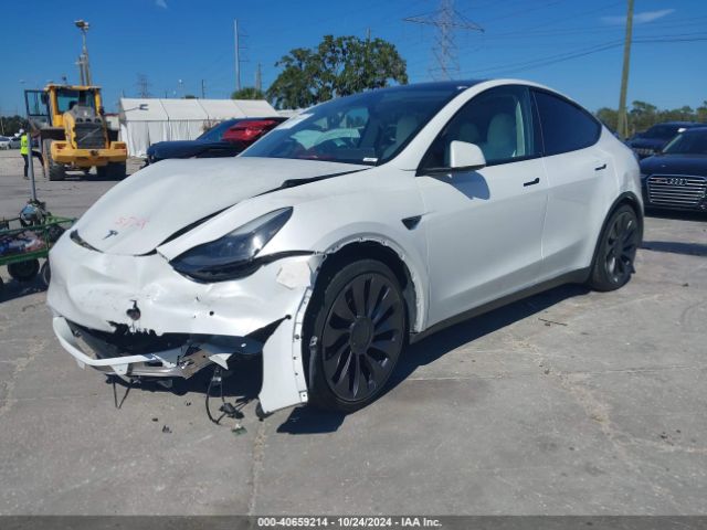 Photo 1 VIN: 7SAYGDEFXNF326323 - TESLA MODEL Y 