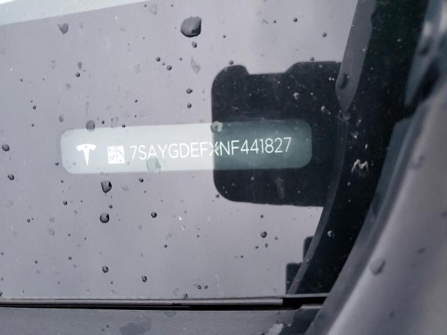 Photo 11 VIN: 7SAYGDEFXNF441827 - TESLA MODEL Y 