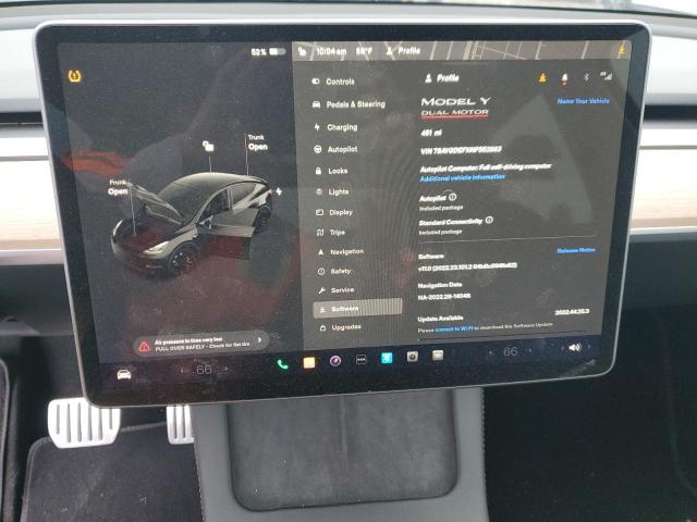 Photo 8 VIN: 7SAYGDEFXNF552863 - TESLA MODEL Y 