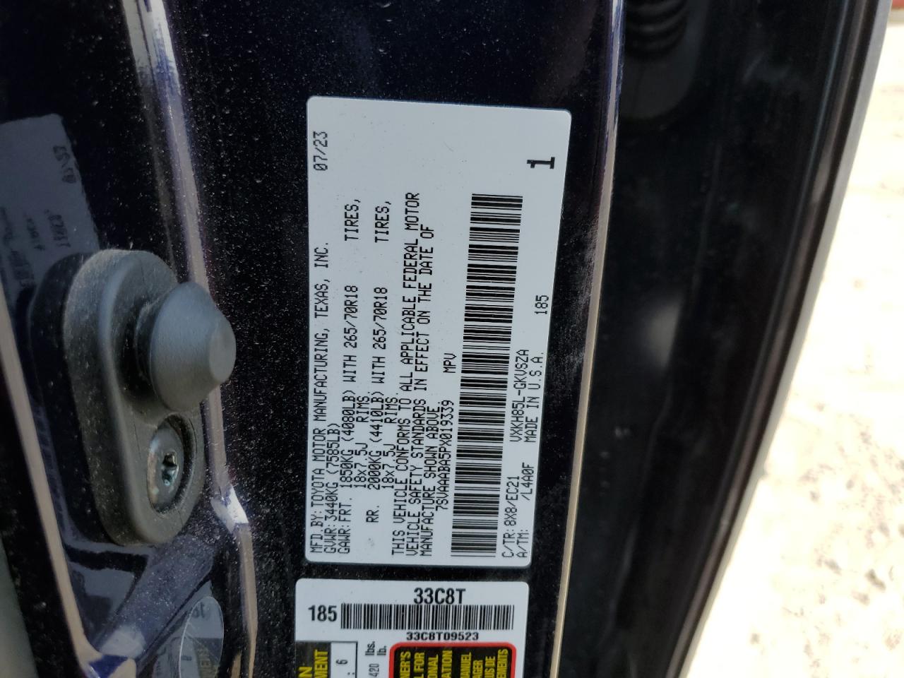 Photo 13 VIN: 7SVAAABA5PX019339 - TOYOTA SEQUOIA 