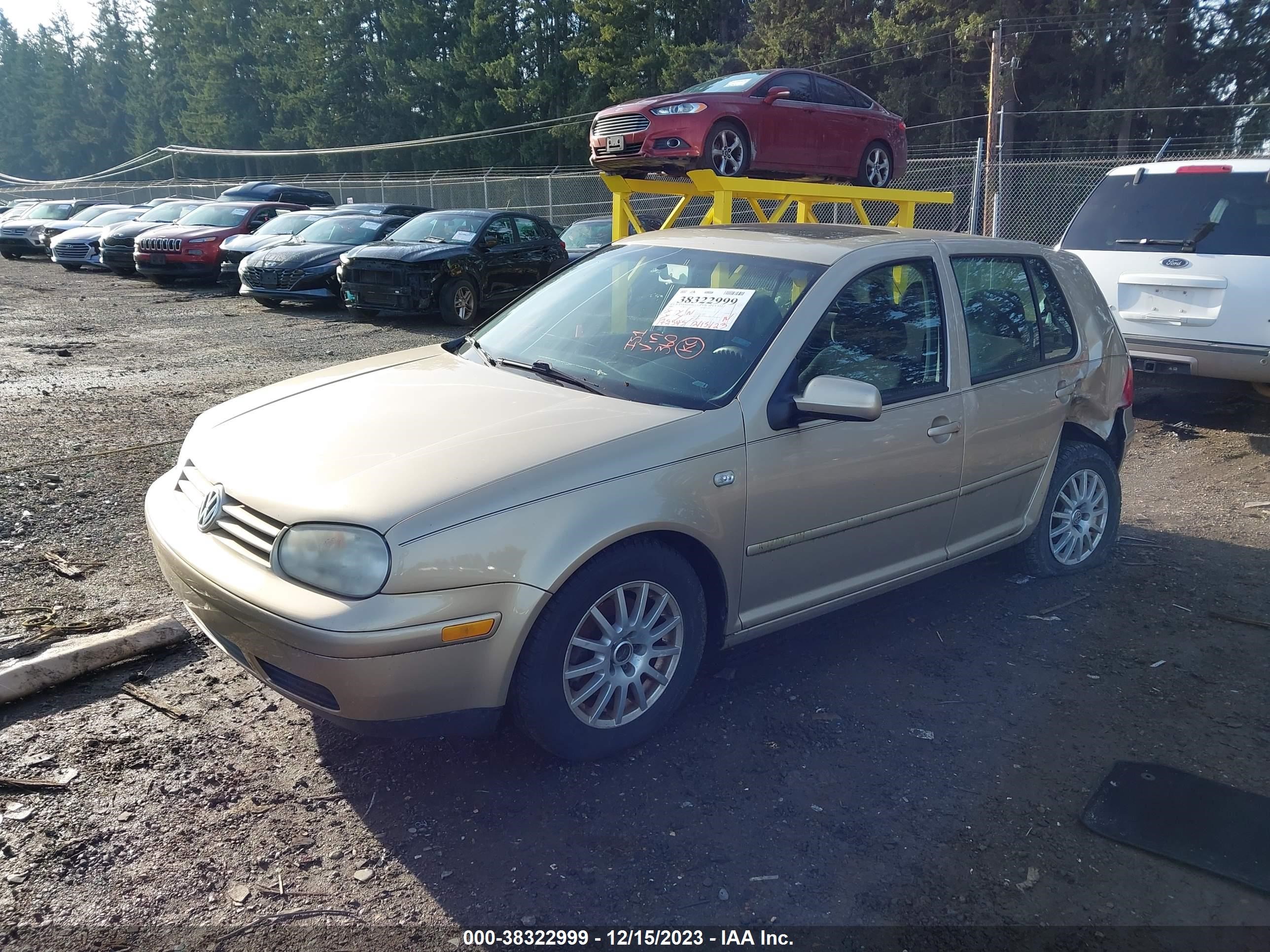 Photo 1 VIN: 9BWGK61J934007020 - VOLKSWAGEN GOLF 