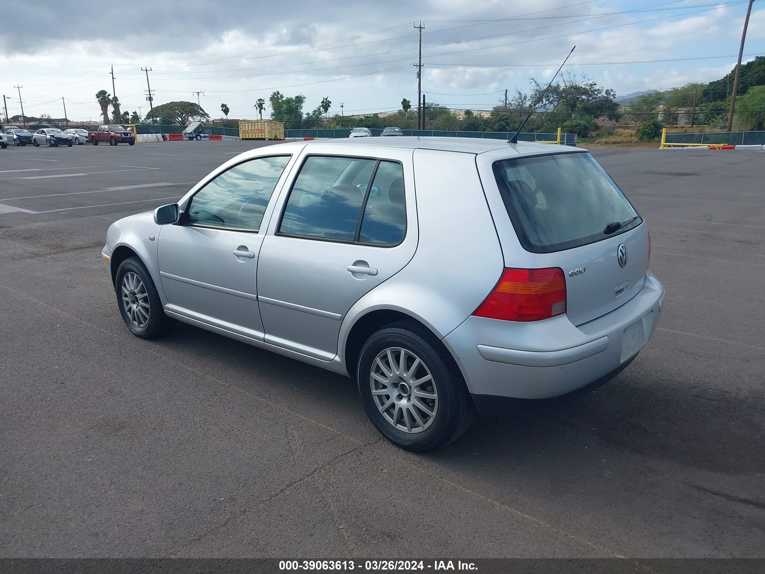 Photo 2 VIN: 9BWGL61J544000144 - VOLKSWAGEN GOLF 