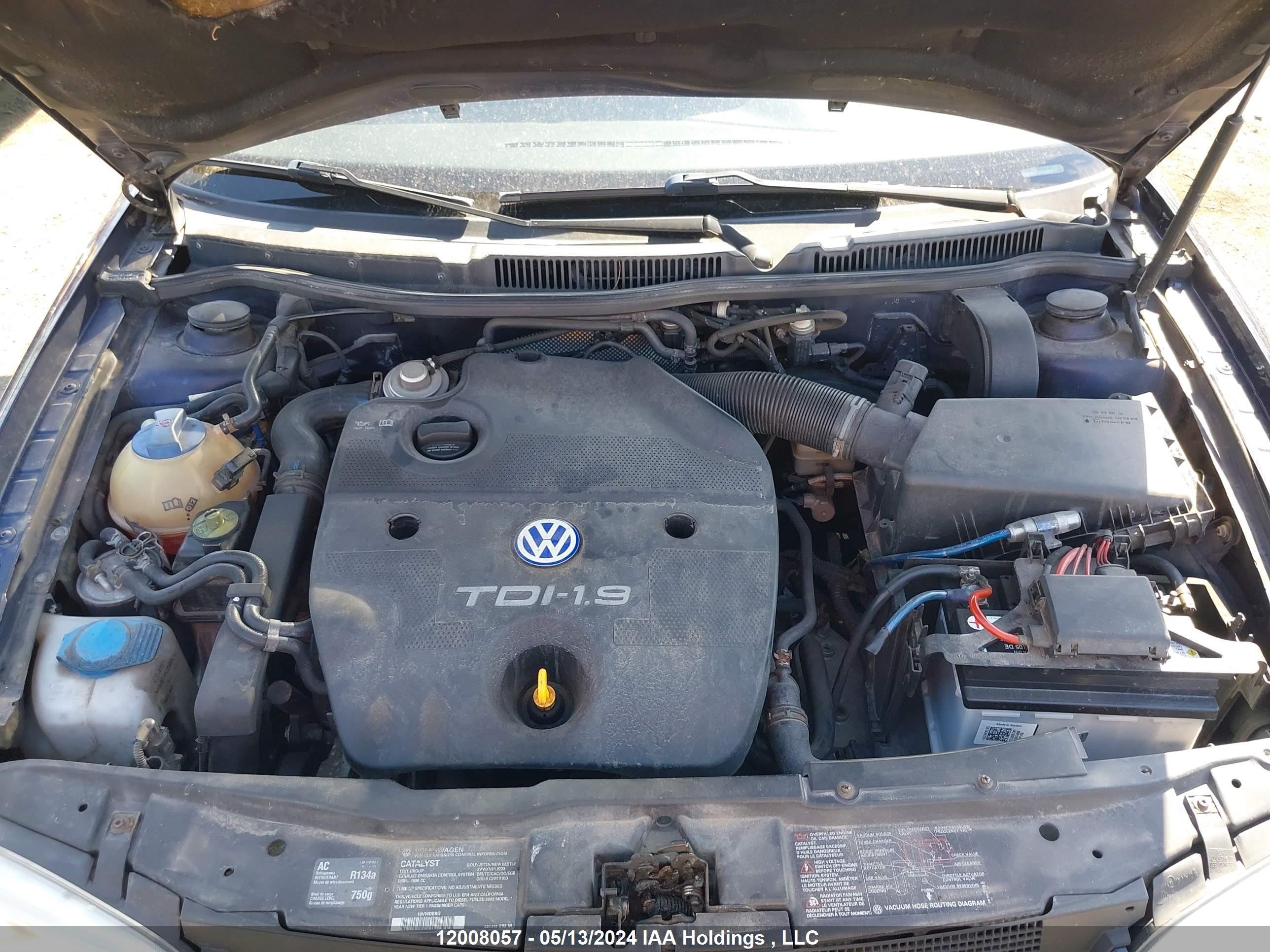 Photo 9 VIN: 9BWGP21J424060801 - VOLKSWAGEN GOLF 