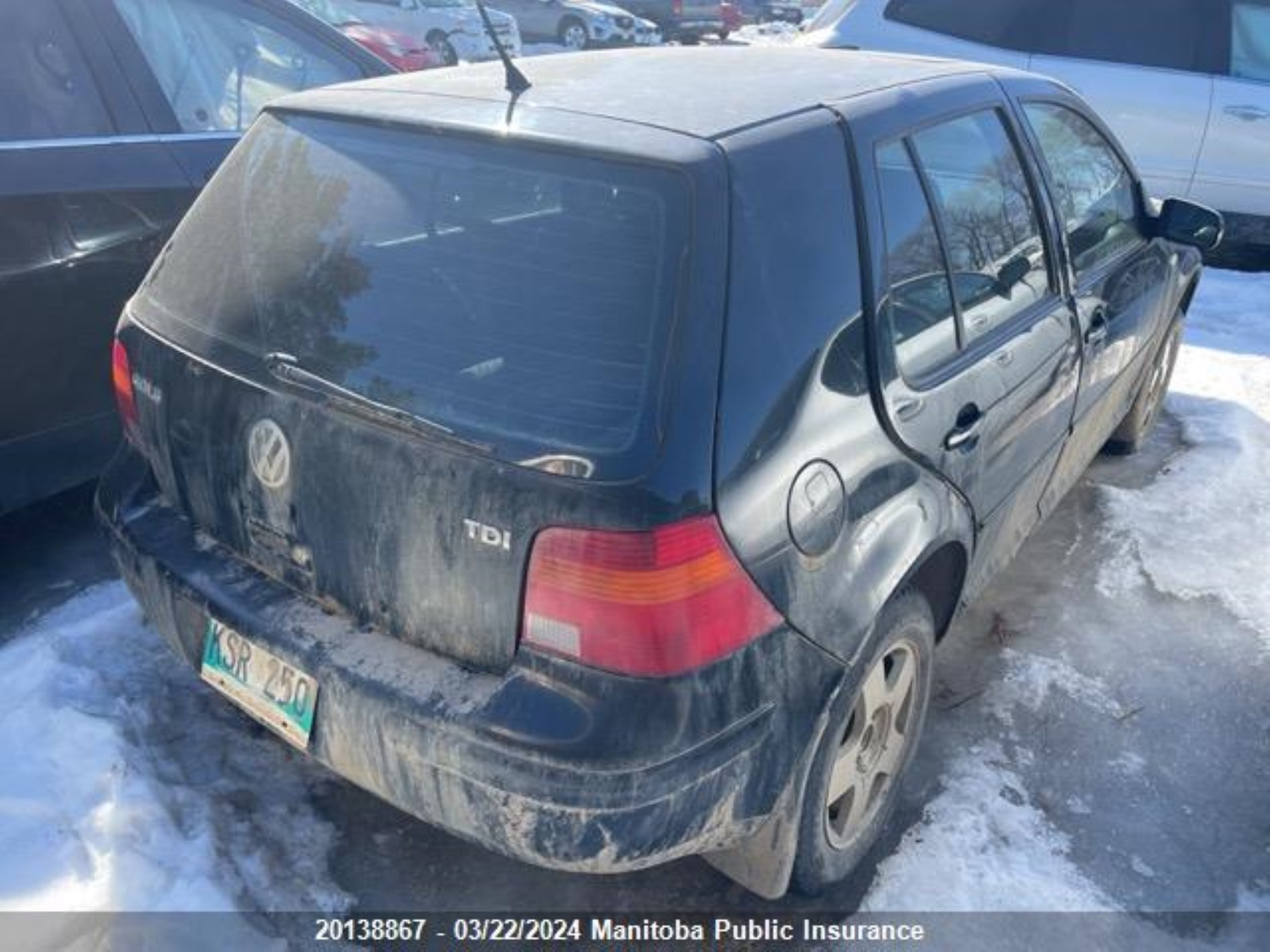 Photo 2 VIN: 9BWGP21J524062282 - VOLKSWAGEN GOLF 