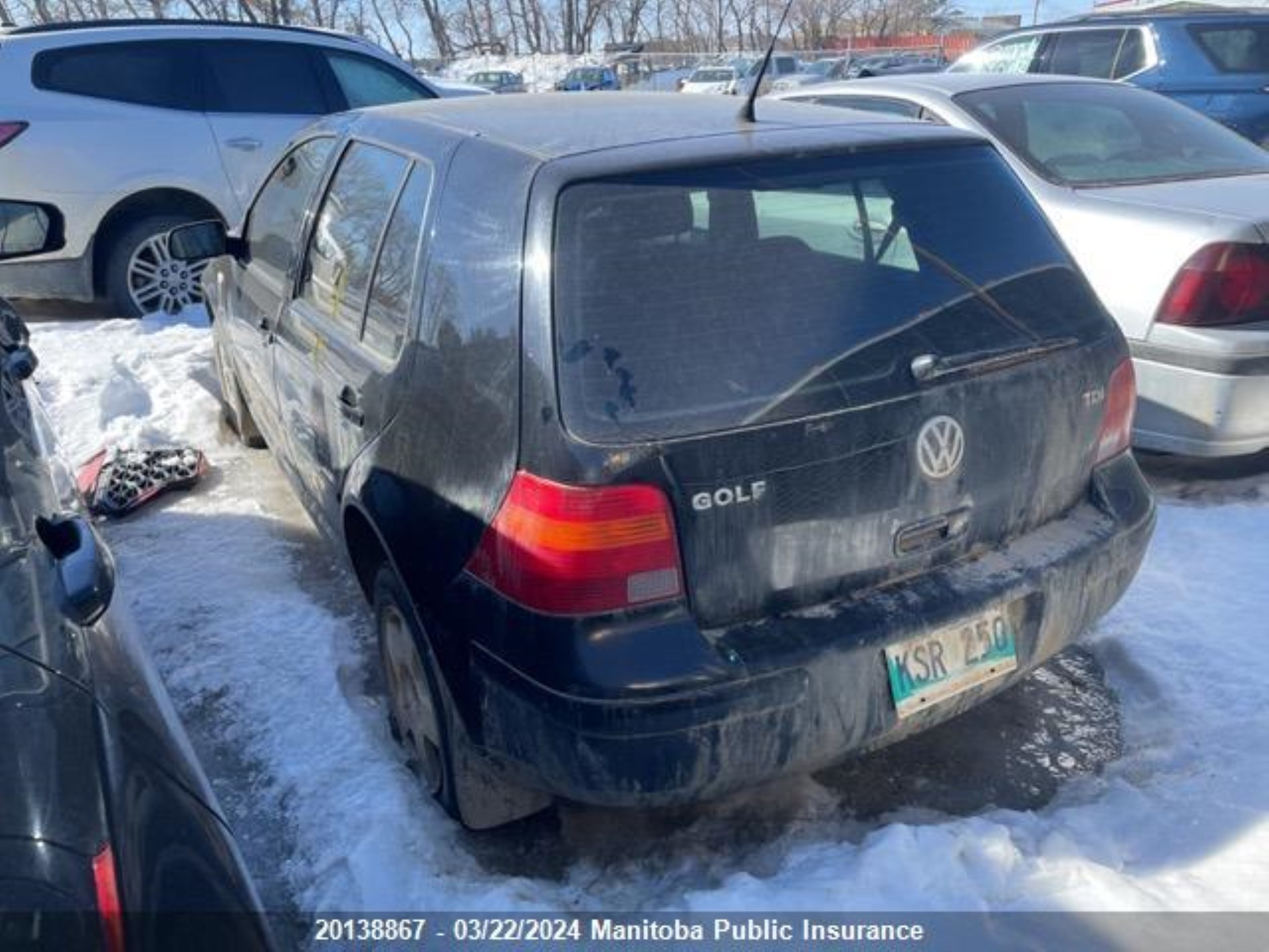 Photo 3 VIN: 9BWGP21J524062282 - VOLKSWAGEN GOLF 