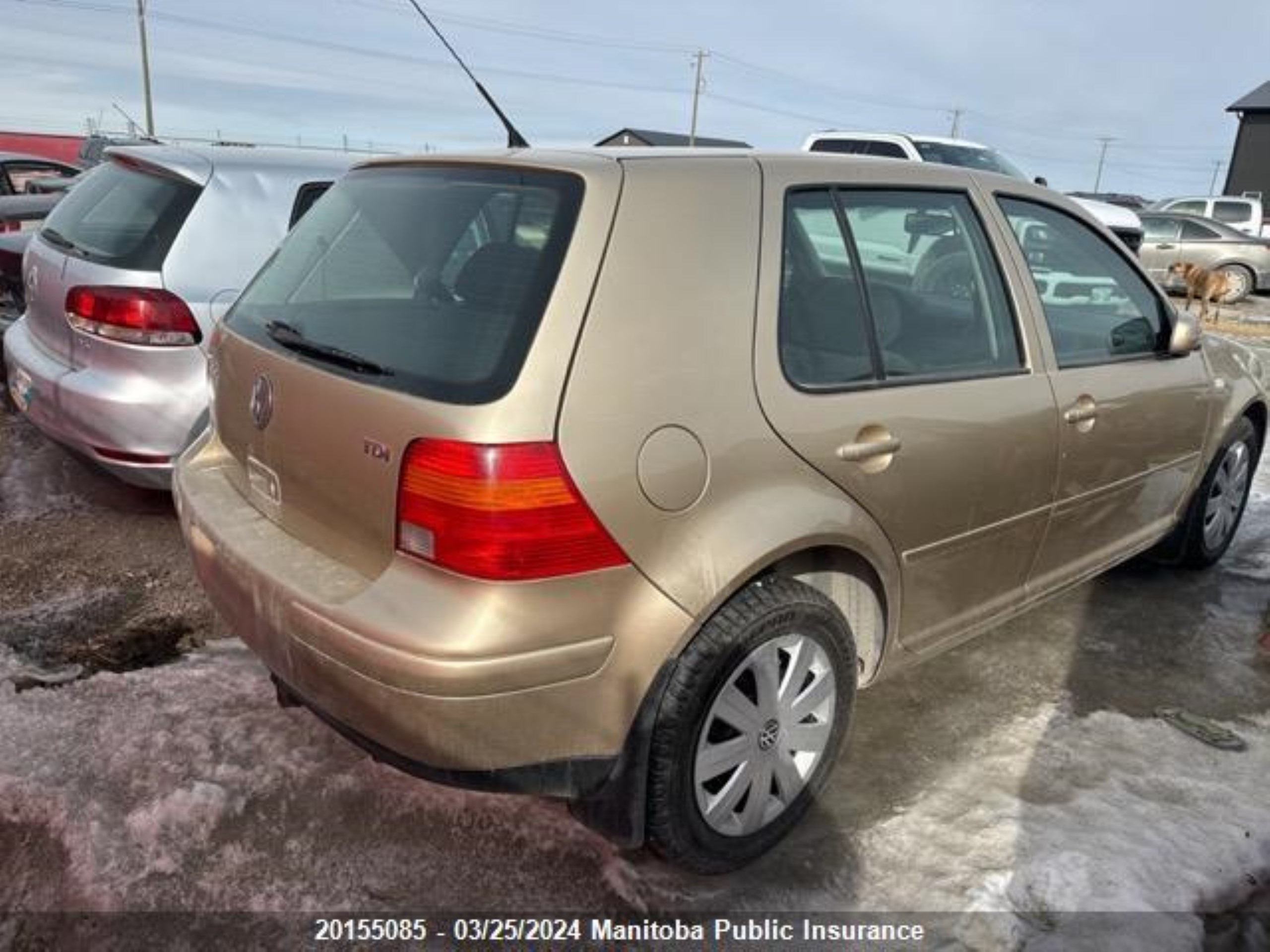 Photo 2 VIN: 9BWGP61JX34007013 - VOLKSWAGEN GOLF 